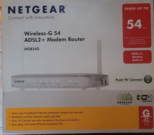 Netgear dg834g modem - netgear, router