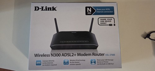 Modem router link dsl - d-link, dsl-2750b