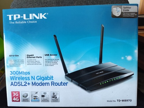 Modem router link w8970 - tp-link, td-w8970