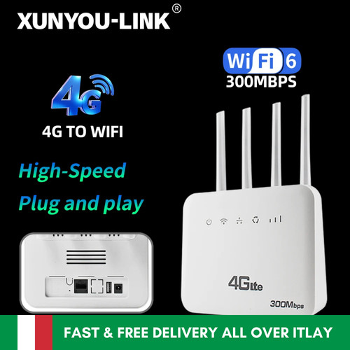 Router sim wifi 6 lte - router,