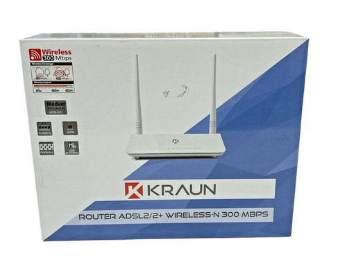 Kraun wireless adsl2 - wireless-n, adsl2/2+
